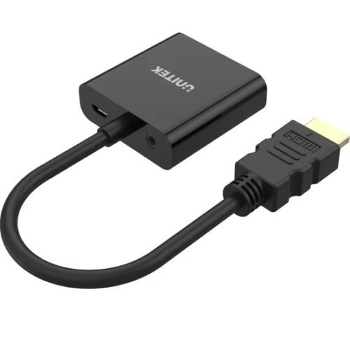 ADA163 Adaptador Unitek HDMI a VGA 1080P con Audio