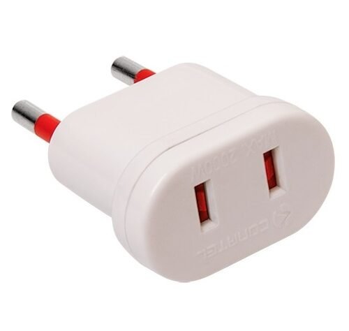 ADA170 Adaptador Conatel de Ficha S/T a Americana S/T Blanco