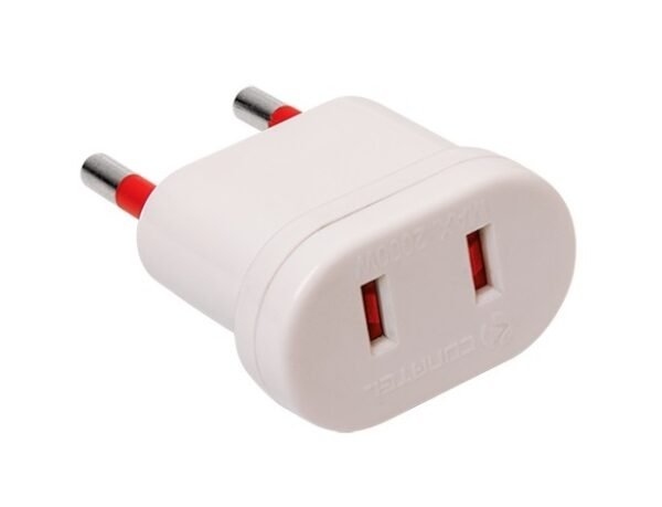 ADA170 Adaptador Conatel de Ficha S/T a Americana S/T Blanco