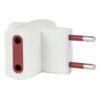 Adaptador de Corriente Conatel 3x2L a Ficha 2L 100-240V Blanco