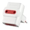 Adaptador de Corriente Conatel 3x2L a Ficha 2L 100-240V Blanco
