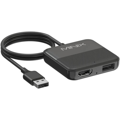 ADA178 Adaptador 3 en 1 MINIX CA361 Plus para CarPlay y Android Auto HDMI 2K