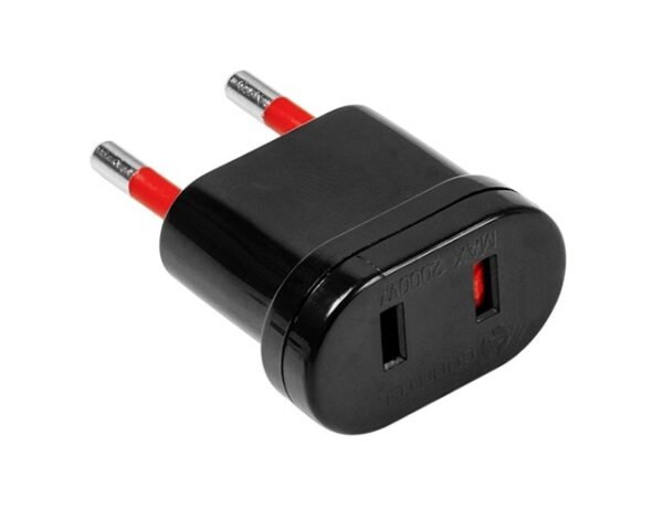 ADA183 Adaptador Conatel S/T a Ficha Americana Negro