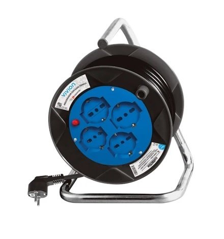 ALA16 Alargue Carrete Conatel 15m 4xSchuko 2500W