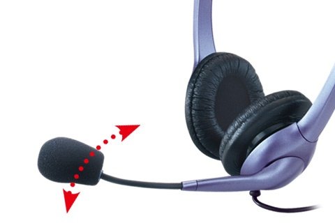 AUD28 Audífonos Genius HS-04S c/Micrófono Anulación Ruido