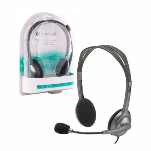 AUD313 Audífono Logitech H111 con Micrófono y Conector 3.5mm