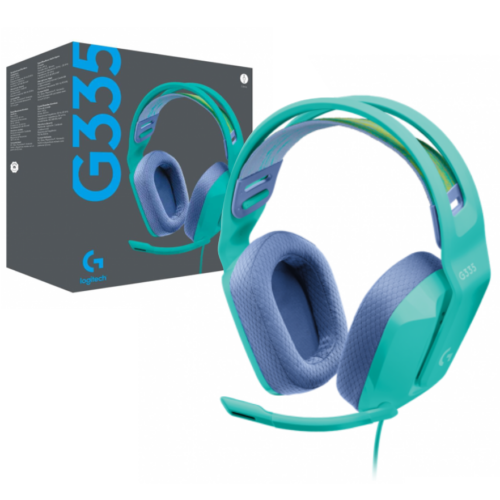 AUD456 Audífonos Gaming Logitech G335 Menta