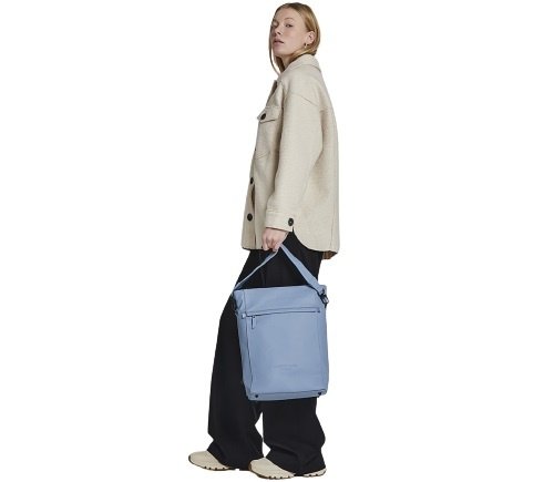 BOL97 Bolso Gaston Luga Tate Impermeable Celeste