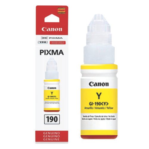 BOT11 Botella de Tinta Original Canon GL-190 Amarilla