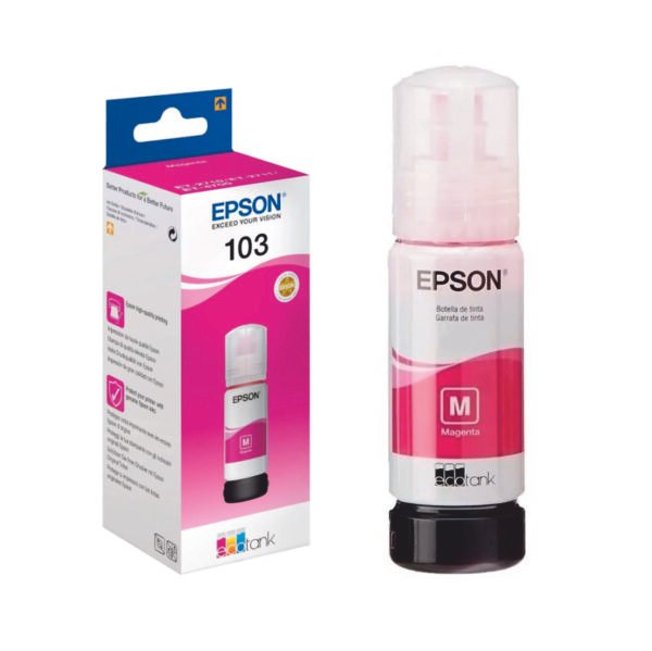 Botella de Tinta Original Epson 103 EcoTank Magenta