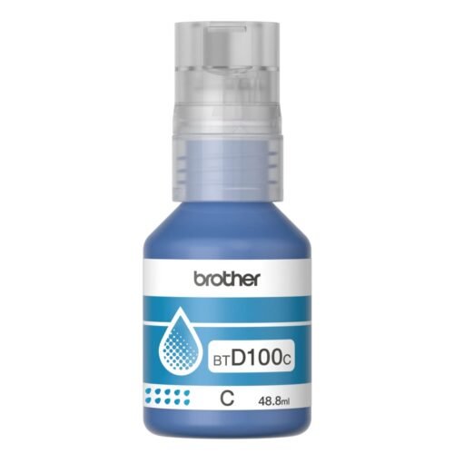 BOT35 Botella de Tinta Brother BTD100C Cian