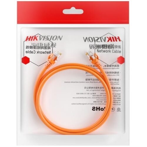 CAB253 Cable Patchcord Hikvision Cat6 Naranja 2 Metros