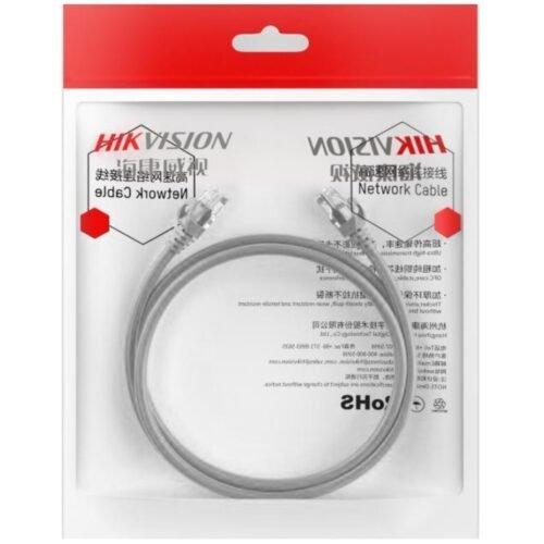 CAB256 Cable Patchcord Hikvision Cat6 Gris 3 Metros