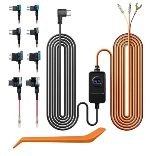 CAB391 Kit de Cableado Redtiger USB-C 12-24V a 5V para Dashcam
