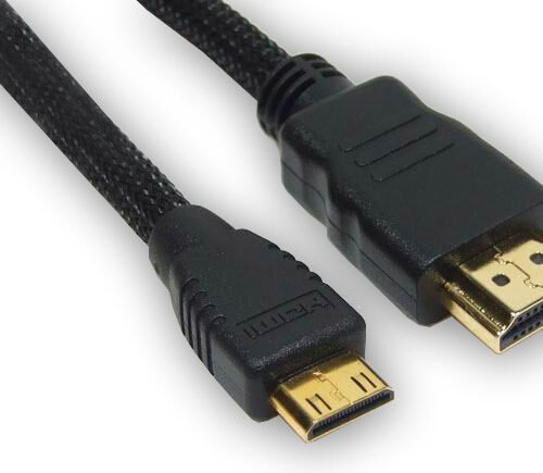 Cable MINI HDMI a HDMI 1.5m Full HD