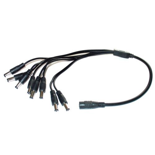 CAB93 Splitter de Poder para Cámaras CCTV 1 a 8 Salidas