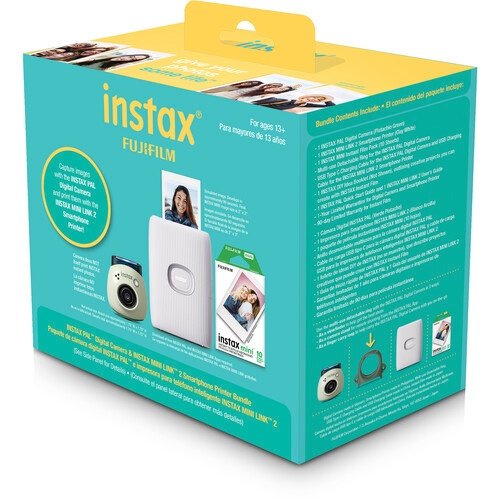 Cámara Digital Fujifilm Instax Pal 2MP Compacta con Impresora Mini Link 2