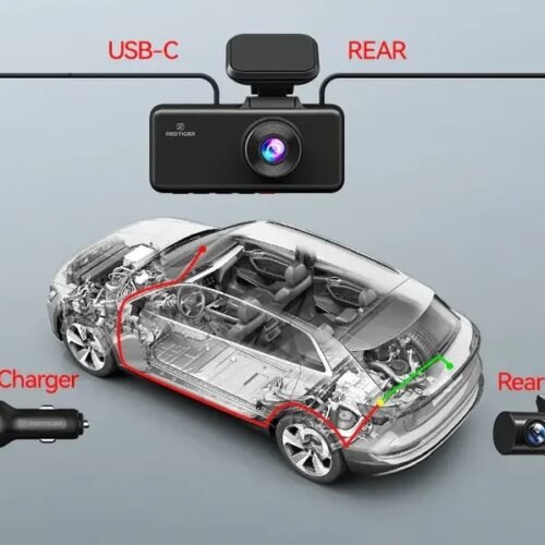 CAM801 Dashcam Redtiger F17 4K Triple Canal GPS WiFi
