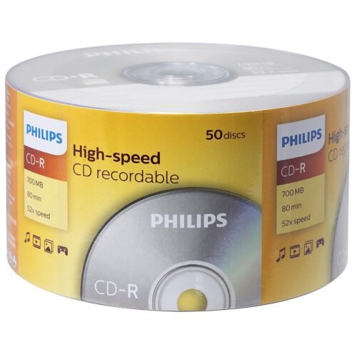 CD-R Philips 52x 700MB 80min Bulk 50 Unidades