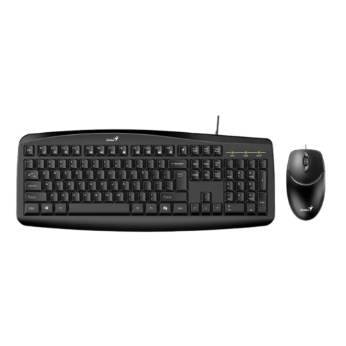 COM49 Combo Teclado y Mouse Genius KM-200 USB Negro