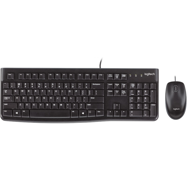 Combo Teclado y Mouse Logitech MK120 USB Español