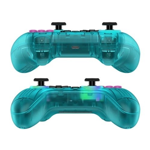 CON206 Joystick GameSir Super Nova HD Rumble Verde Azulado