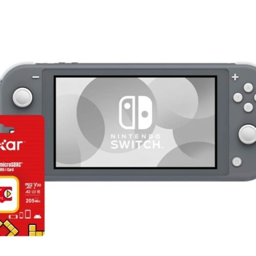 CON226MEM459 Combo Consola Nintendo Switch Lite Gris Pantalla 5.5" HD + Memoria microSDXC 256GB