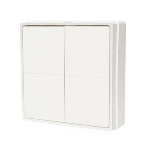 Interruptor Bluetooth Shelly BLU Wall Switch 4 Botones Compacto