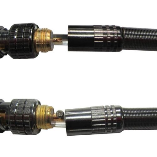 Conector BNC NRG+ Metálico para Coaxil