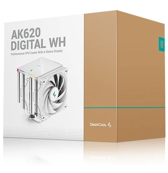 Cooler CPU DeepCool AK620 Digital SE Blanco ARGB