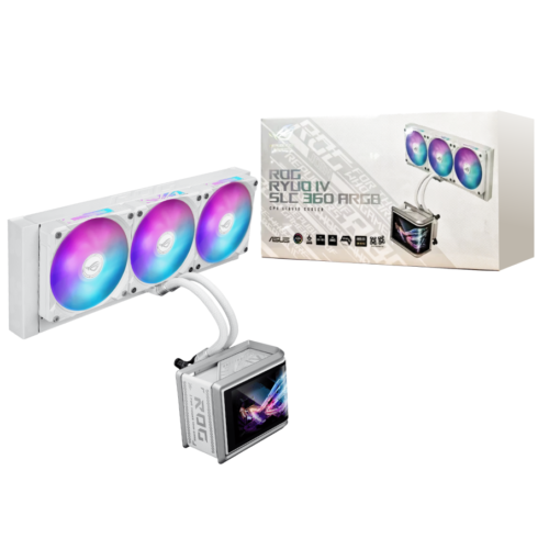 Cooler Líquido Asus ROG Ryuo IV SLC 360mm 2K AMOLED Blanco