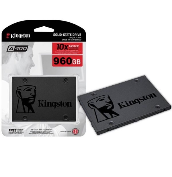 DIS233 Disco SSD Kingston A400 960GB SATA III 2.5 pulgadas