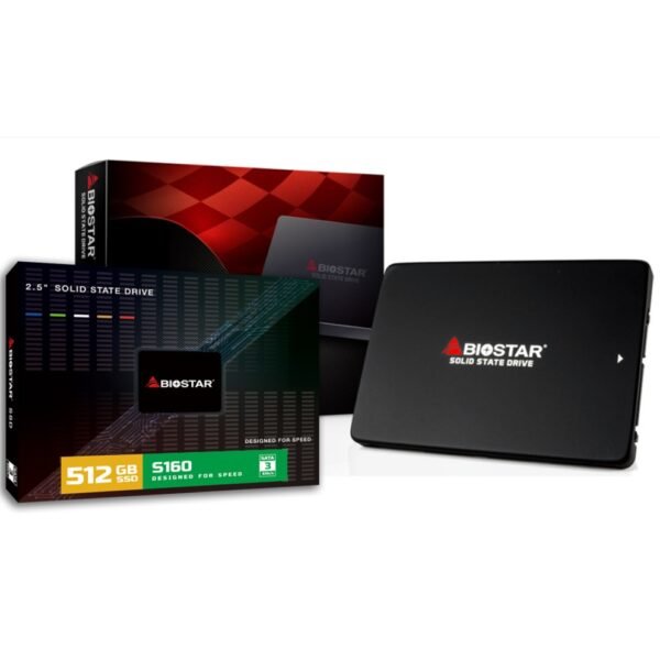 DIS430 Disco SSD Biostar S160 512GB SATA III 2.5 pulgadas