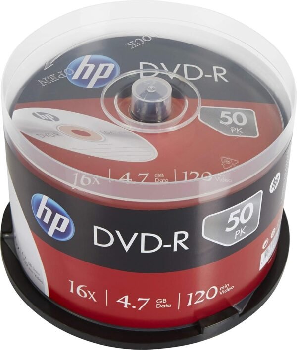 DVD72 DVD-R HP 16X 4.7GB 120min Bulk 50 Unidades