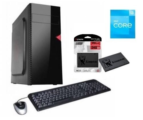 Equipo nuevo Core i3 12100 + disco SSD de 240gb