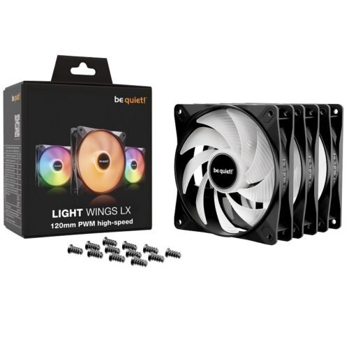 Fan Cooler be quiet! Light Wings LX 120mm PWM HS Triple Pack