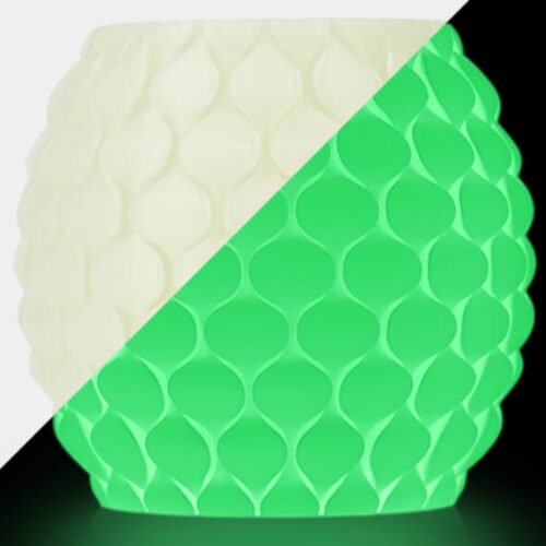 FIL232 Filamento Sunlu PETG Glow 1.75mm blanco / verde