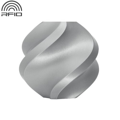 FIL88 Filamento Bambu Lab PLA Basic plateado