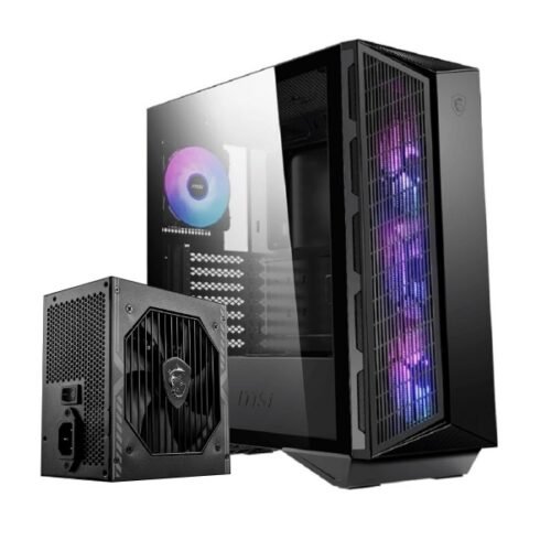 Gabinete MSI Gungnir ARGB + Fuente MAG 550W 80 Plus Bronze
