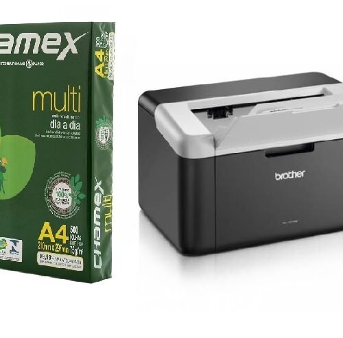 IMP76PAP23 Combo Impresora Brother HL-1212W Láser Monocromática Wi-Fi + Resma A4