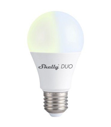 LAM35 Lámpara LED Shelly DUO Wi-Fi 9W E27 Frío/Cálido