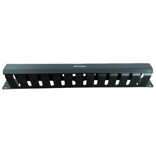 Organizador de Cables Hikvision 1U 12 Ranuras Metálico