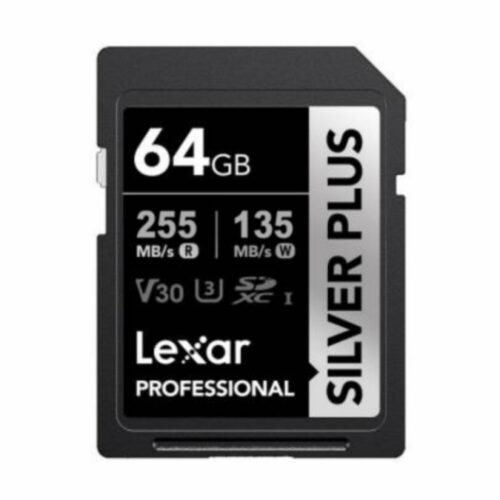 MEM449 Memoria SDXC Lexar Silver Plus 64GB UHS-I U3 V30