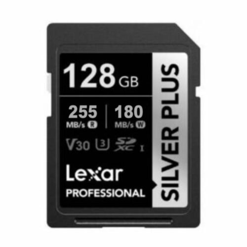 MEM450 Memoria SDXC Lexar Silver Plus 128GB UHS-I U3 V30