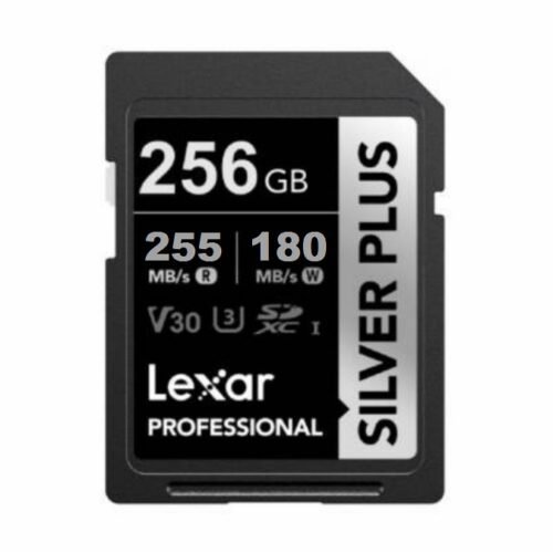MEM451 Memoria SDXC Lexar Silver Plus 256GB UHS-I U3 V30
