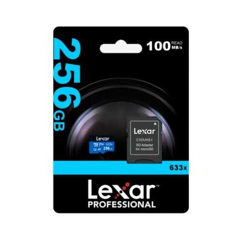 MEM457 Memoria microSDXC Lexar 256GB 633x UHS-I Blue