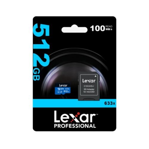 MEM458 Memoria microSDXC Lexar 512GB 633x UHS-I Blue