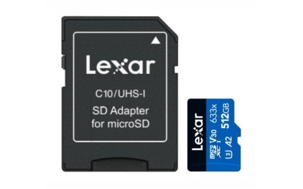 MEM458 Memoria microSDXC Lexar 512GB 633x UHS-I Blue