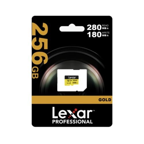 MEM465 Memoria microSDXC Lexar Professional Gold 256GB UHS-II