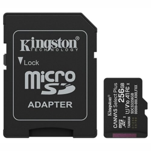 MEM475 Memoria MicroSD Kingston Canvas Select Plus 256GB Clase 10